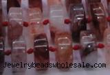 CPQ40 15.5 inches 7*15mm rondelle pink quartz beads wholesale