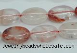 CPQ45 15.5 inches 13*18mm oval natural pink quartz beads