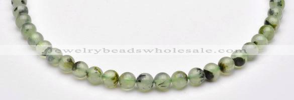 CPR02 AB grade 8mm round natural prehnite stone beads Wholesale