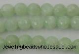 CPR113 15.5 inches 10mm faceted round natural prehnite beads wholesale