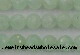 CPR114 15.5 inches 12mm faceted round natural prehnite beads wholesale