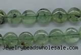 CPR212 15.5 inches 12mm flat round natural prehnite beads wholesale