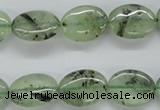 CPR222 15.5 inches 12*16mm oval natural prehnite beads wholesale