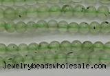 CPR310 15.5 inches 4mm round natural prehnite gemstone beads