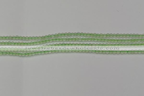 CPR320 15.5 inches 3mm round natural prehnite gemstone beads