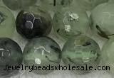 CPR407 15.5 inches 10mm faceted round prehnite beads wholesale