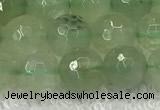 CPR416 15.5 inches 8mm faceted round natural prehnite beads