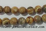 CPT452 15.5 inches 8mm round picture jasper beads wholesale