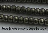 CPY421 15.5 inches 2.5*4mm rondelle pyrite gemstone beads