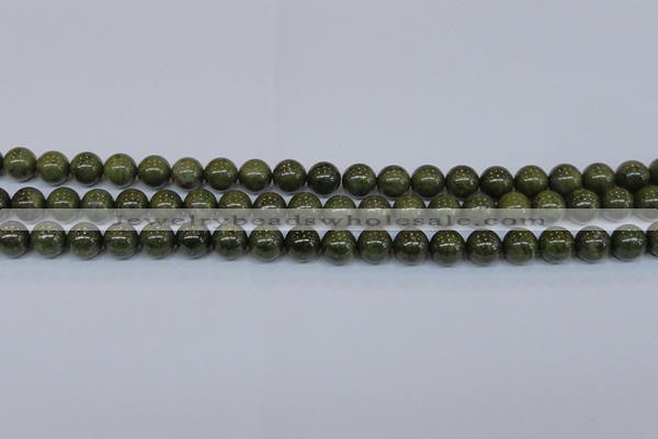 CPY753 15.5 inches 10mm round pyrite gemstone beads wholesale