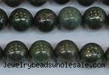 CPY764 15.5 inches 12mm round pyrite gemstone beads wholesale