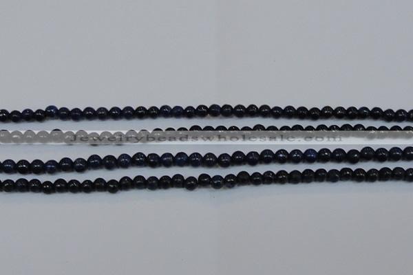 CPY770 15.5 inches 4mm round pyrite gemstone beads wholesale