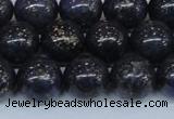 CPY775 15.5 inches 14mm round pyrite gemstone beads wholesale