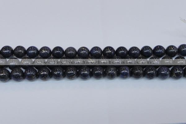 CPY775 15.5 inches 14mm round pyrite gemstone beads wholesale