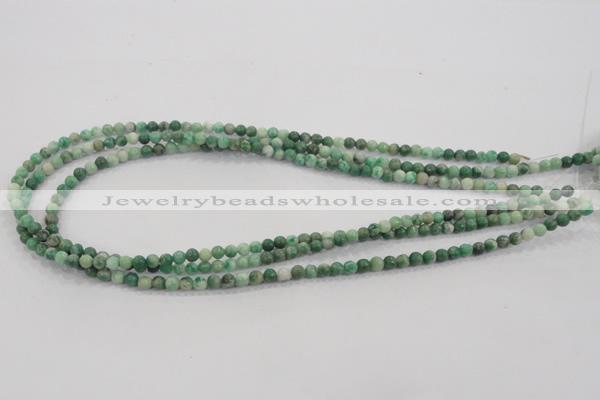 CQJ01 15.5 inches 4mm round Qinghai jade beads wholesale