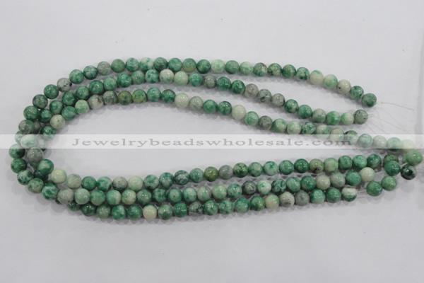 CQJ02 15.5 inches 6mm round Qinghai jade beads wholesale