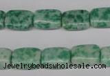 CQJ223 15.5 inches 10*14mm rectangle Qinghai jade beads wholesale