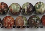 CRA154 15.5 inches 16mm round rainforest agate beads wholesale