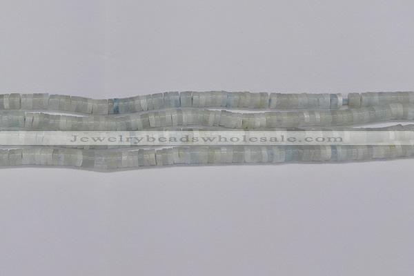 CRB1000 15.5 inches 2*4mm heishi aquamarine beads wholesale