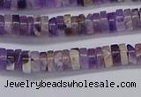 CRB1005 15.5 inches 2*4mm heishi dogtooth amethyst beads wholesale