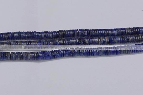 CRB1023 15.5 inches 2*7mm heishi sodalite beads wholesale