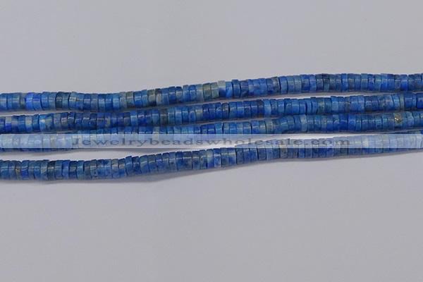 CRB1026 15.5 inches 2*5mm heishi lapis lazuli beads wholesale