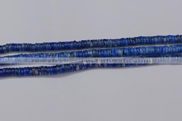 CRB1027 15.5 inches 2*6mm heishi lapis lazuli beads wholesale