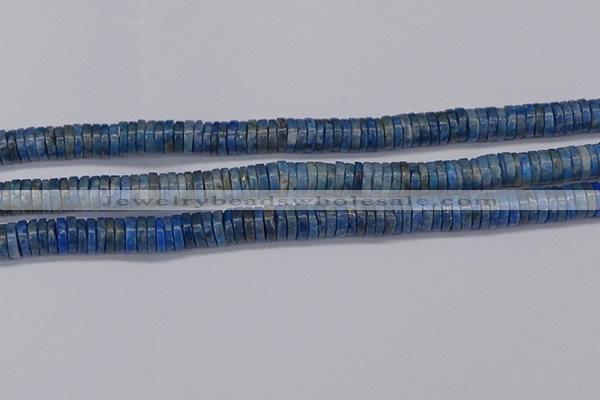 CRB1028 15.5 inches 2*7mm heishi lapis lazuli beads wholesale