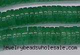 CRB1032 15.5 inches 2*6mm heishi green aventurine beads wholesale