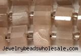 CRB1061 15.5 inches 5*8mm - 6*8mm faceted tyre moonstone beads