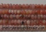 CRB110 15.5 inches 2.5*4mm faceted rondelle opal gemstone beads