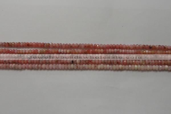 CRB110 15.5 inches 2.5*4mm faceted rondelle opal gemstone beads