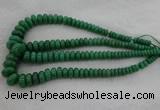 CRB1107 15.5 inches 5*8mm - 9*18mm rondelle green aventurine beads