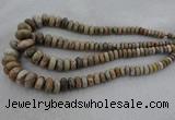 CRB1109 15.5 inches 5*8mm - 9*18mm rondelle chrysanthemum agate beads