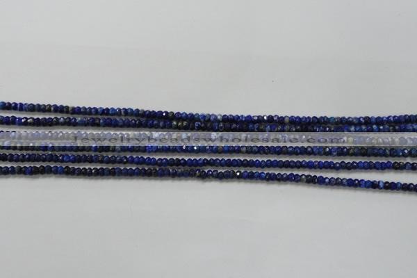 CRB111 15.5 inches 2.5*4mm faceted rondelle sodalite gemstone beads