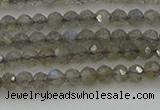 CRB1202 15.5 inches 3*4mm faceted rondelle labradorite beads