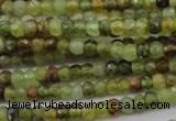 CRB122 15.5 inches 2.5*3.5mm faceted rondelle green garnet beads