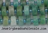 CRB1231 15.5 inches 5*8mm tyre amazonite gemstone beads