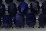 CRB1452 15.5 inches 10*14mm faceted rondelle lapis lazuli beads