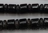 CRB150 15.5 inches 6*12mm & 10*12mm rondelle smoky quartz beads