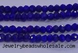 CRB1909 15.5 inches 2*3mm faceted rondelle lapis lazuli beads