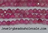 CRB1935 15.5 inches 2*3mm faceted rondelle pink tourmaline beads