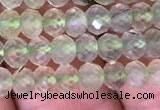 CRB1953 15.5 inches 3.5*5mm faceted rondelle prehnite gemstone beads