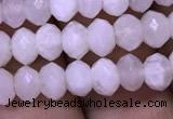 CRB1966 15.5 inches 4*6mm faceted rondelle white moonstone beads