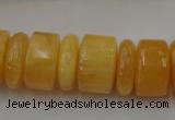 CRB201 15.5 inches 6*18mm - 13*18mm rondelle calcite gemstone beads