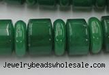 CRB202 15.5 inches 6*18mm - 13*18mm rondelle green aventurine beads