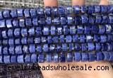 CRB2175 15.5 inches 9mm - 10mm faceted tyre sodalite beads