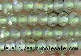 CRB2227 15.5 inches 2*3mm faceted rondelle prehnite beads