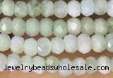 CRB2229 15.5 inches 2*3mm faceted rondelle prehnite beads