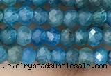 CRB2240 15.5 inches 2*3mm faceted rondelle apatite beads